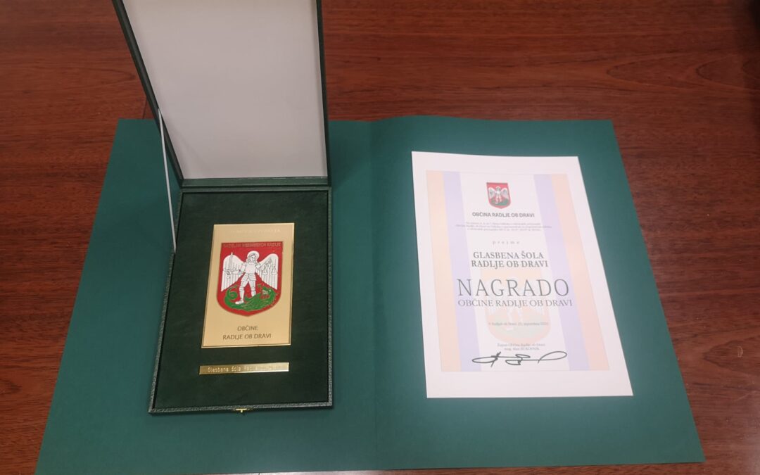 PREJELI OBČINSKO NAGRADO