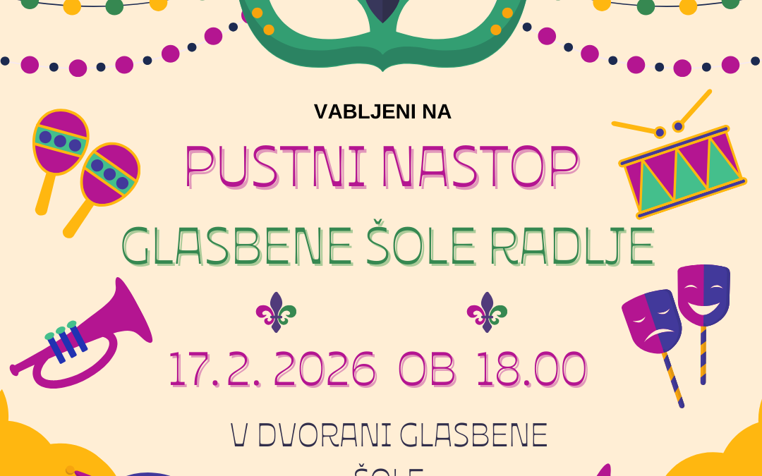 Pustni nastop učencev